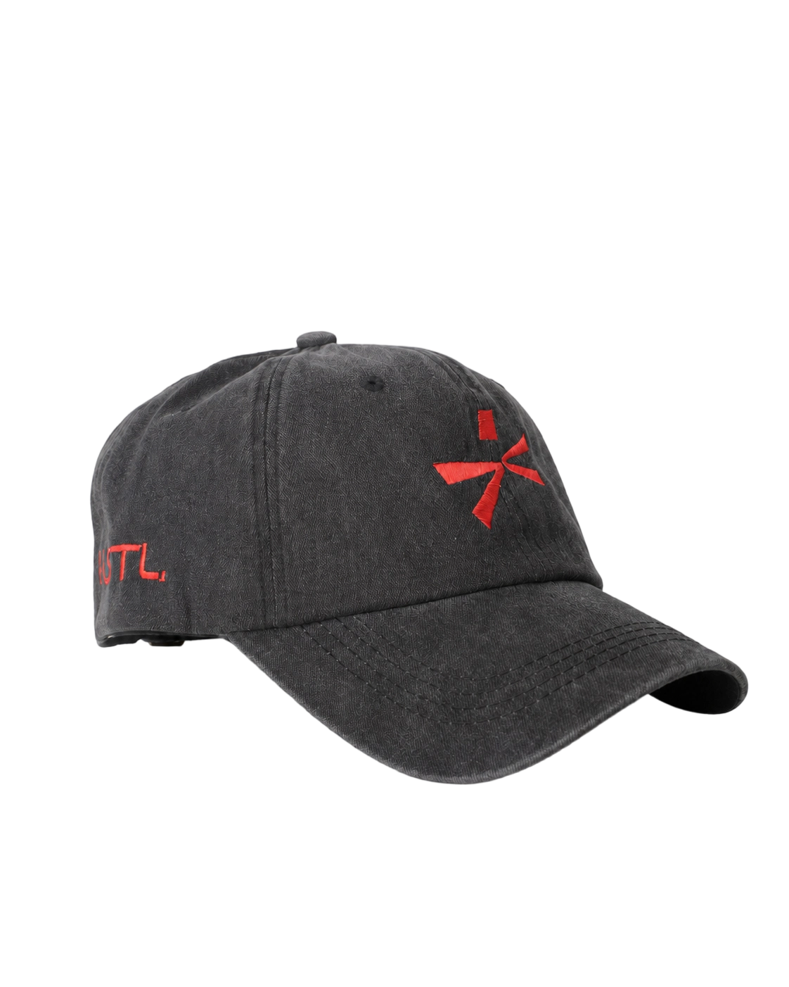 Black HUSTL Cap — Washed