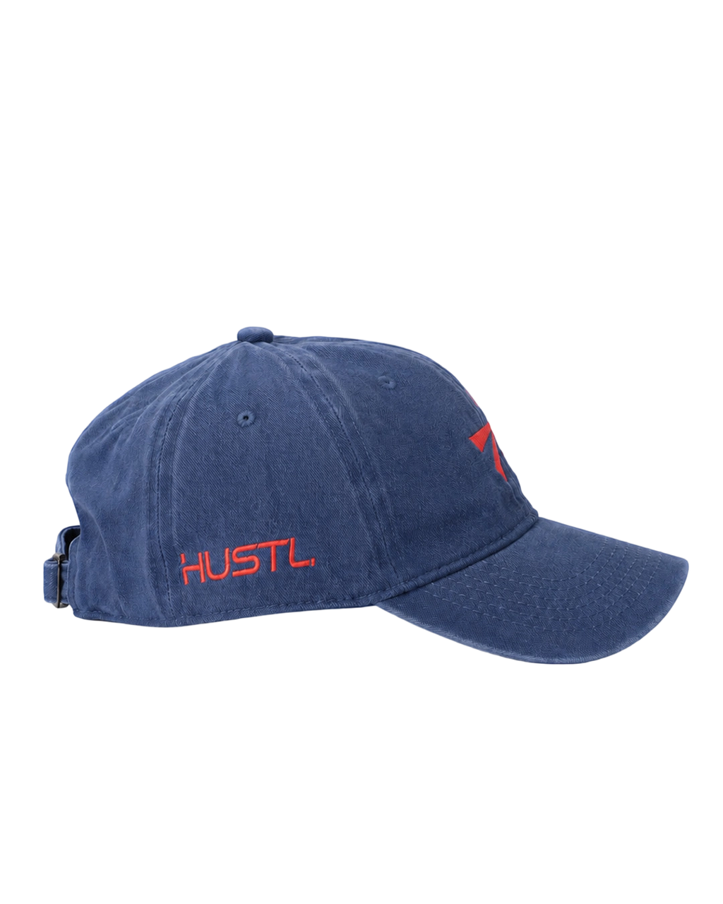 Navy HUSTL Cap — Washed