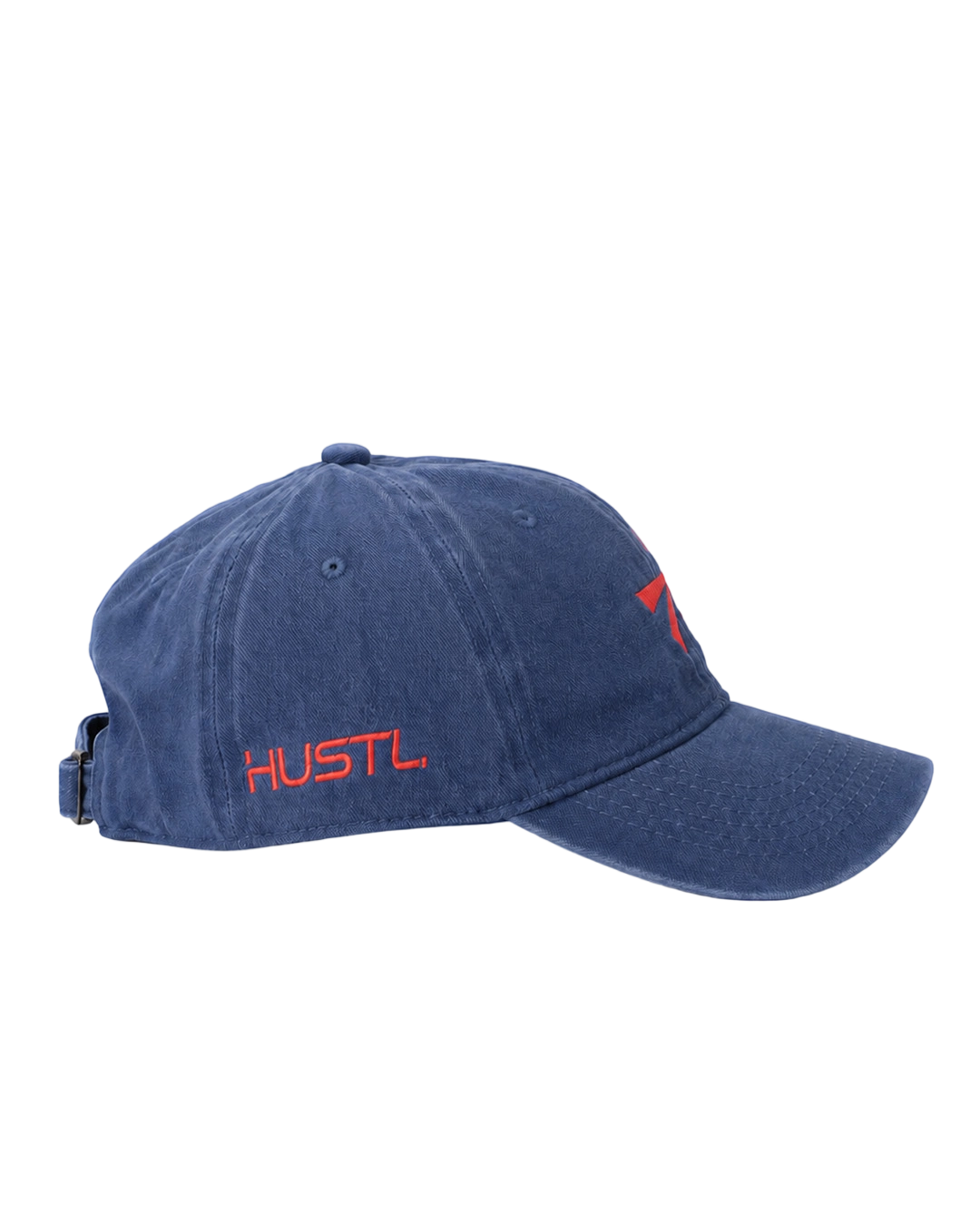 Navy HUSTL Cap — Washed