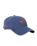 Navy HUSTL Cap — Washed