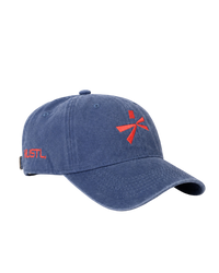Navy HUSTL Cap — Washed