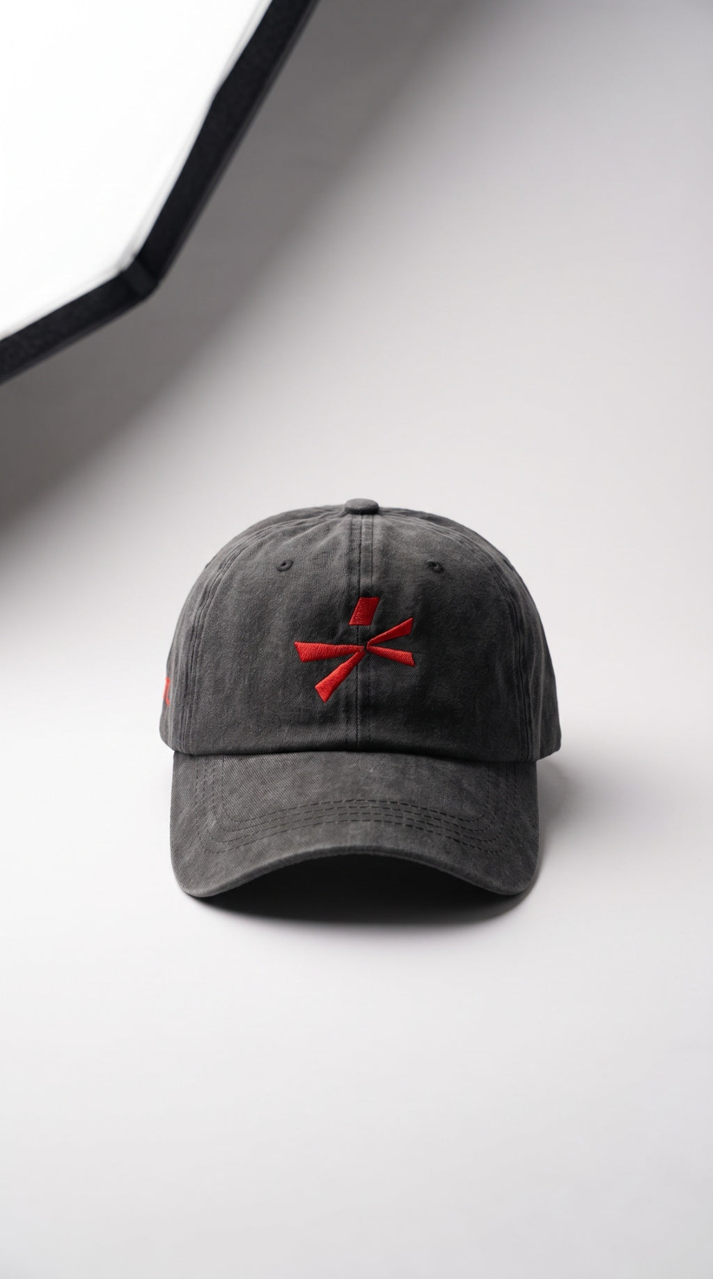 Black HUSTL Cap — Washed