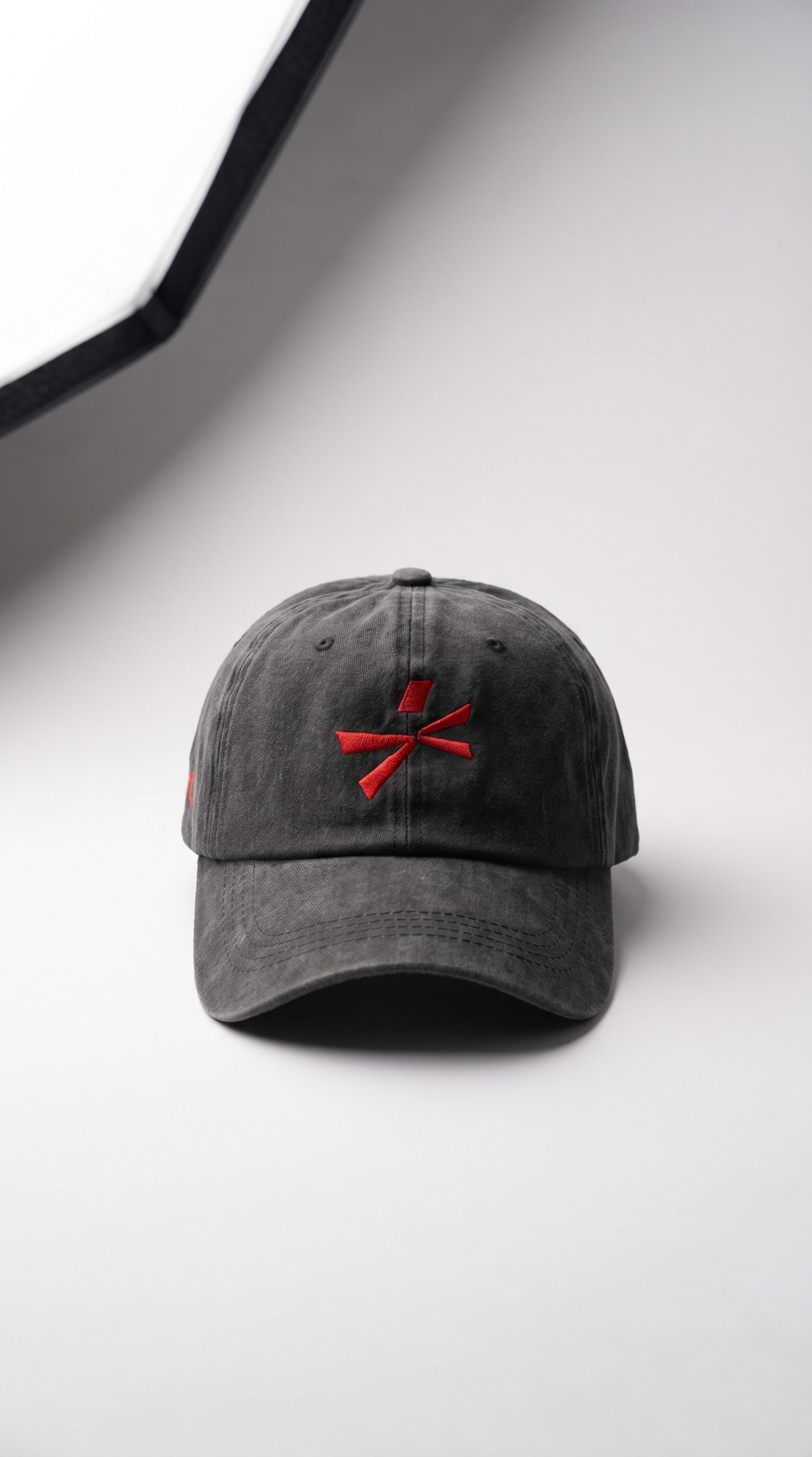 Black HUSTL Cap — Washed