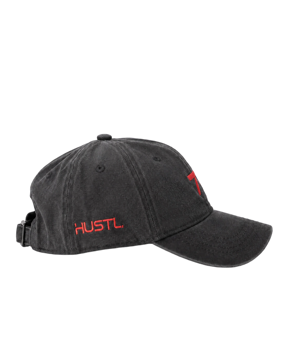 Black HUSTL Cap — Washed