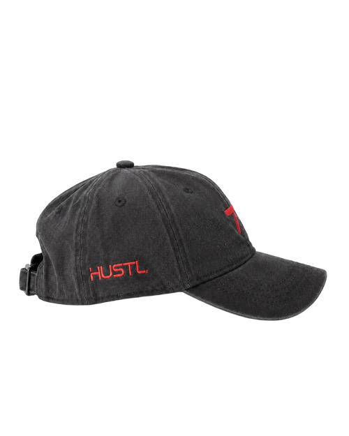 Black HUSTL Cap — Washed