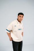 Cream HUSTL Short Sleeve Polo